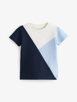 Футболка для мальчика Next 312-392, Молочный, Синий