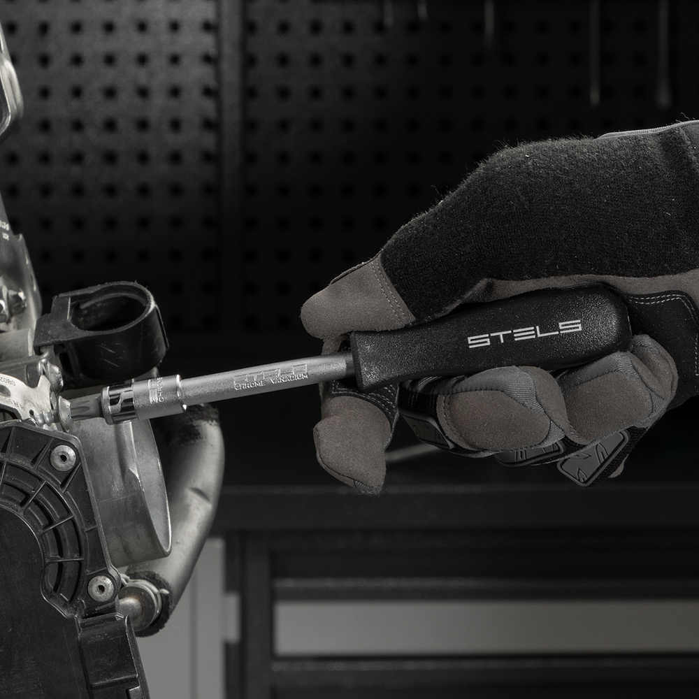 Набор инструментов, 1/2", Cr-V, S2, усиленный кейс, 58 предметов Stels