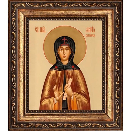 Мария Вифинская преподобная. Икона на холсте.