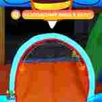 Батут детский на дачу "Весёлая пчёлка" 3,55*3*2,05 м