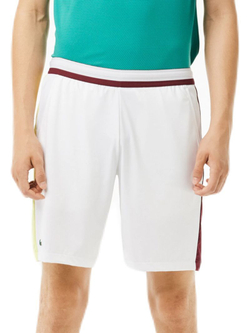 Мужские теннисные шорты Lacoste Tennis x Daniil Medvedev Regular Fit Shorts - белый