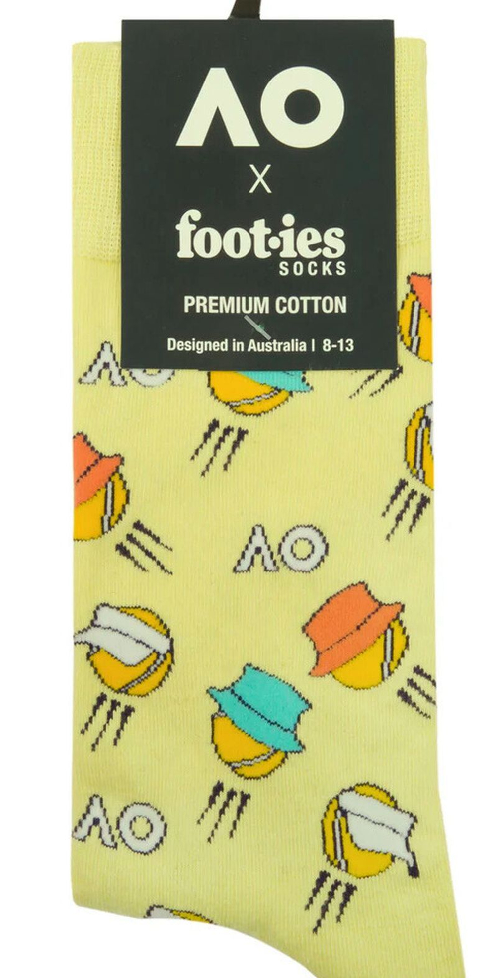 Теннисные носки Australian Open Tennis Balls Cotton 1P