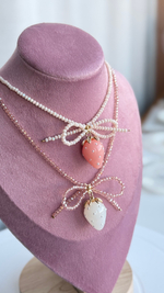 Чокер «Клубничная нежность»