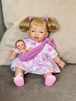 Кукла Nines 40см мягконабивная в пакете (N1620K)