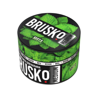 Бестабачная смесь для кальяна BRUSKO 50г MEDIUM - Мята