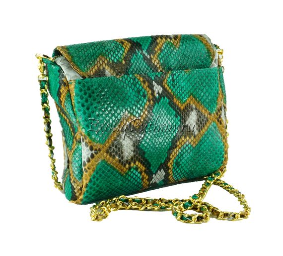 Клатч из кожи питона CL-136