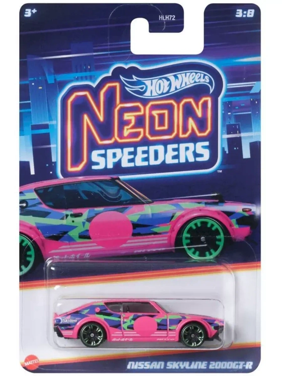Базовая машинка Хот Вилс Neon Speeders HLH72 HRW69
