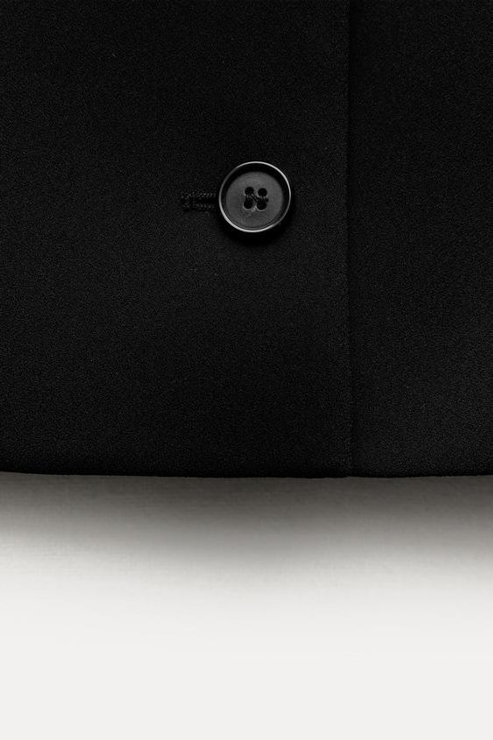 ZARA ТОП-ЖИЛЕТ С ПУГОВИЦАМИ — ZW COLLECTION, ЧЕРНЫЙ