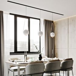 Подвесной светильник HOOP DROP Black