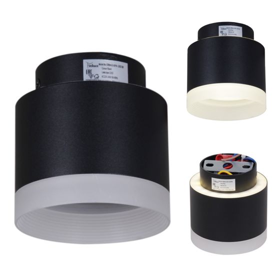 53004-9.5-001IL GX53+LED3W BK светильник точ.