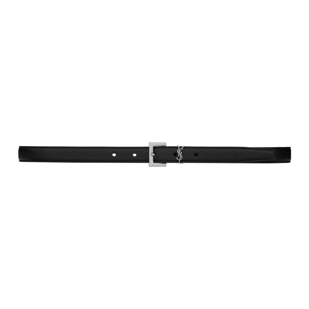 Пояс SAINT LAURENT CASSANDRE Logo 2cm, 554465DTI0E1000