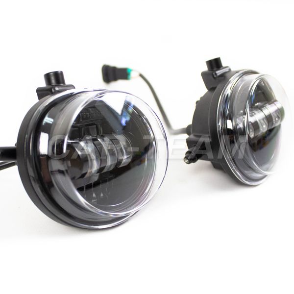 Противотуманные фары (ПТФ) линзованные "Sal-Man" на Mazda СХ5 I, 3 BL, 6 GG, 6 GJ (арт.01446) (3 диода LED 50W два режима (3000K+6000K))
