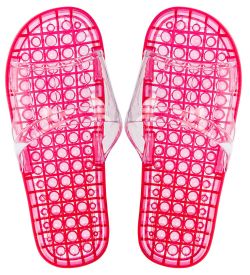 MSG-02/07-M Массажные тапочки красные, длина 25см