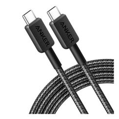 Кабель Anker Powerline 322 USB-C to USB-C 3м (A81F7G11) Black / Черный