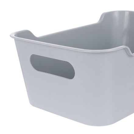 Корзинка универсальная "Mango" 4,1л. 290х180х105мм (серый)