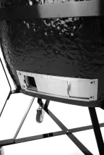 Керамический угольный гриль Primo Oval XL 400 All-in-one, 47x64 см, с ножками и столиками