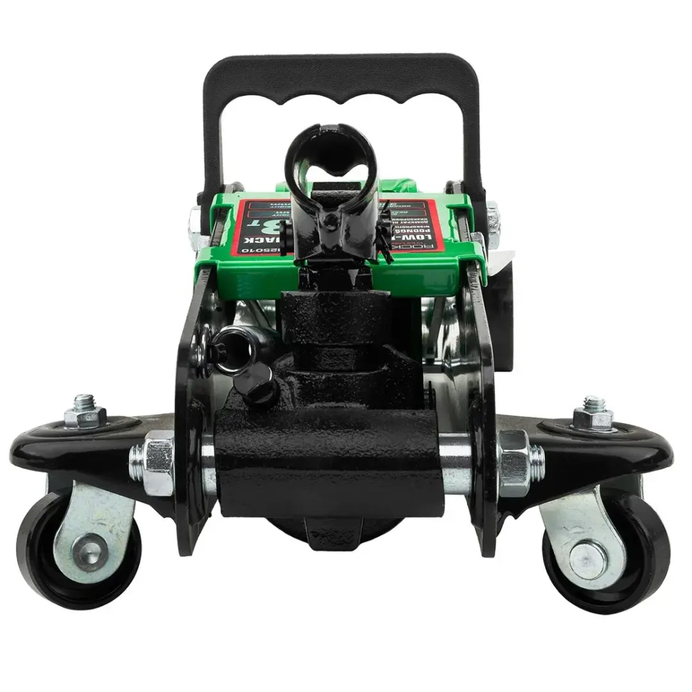 Домкрат подкатной гидравлический низкопрофильный с поворотной ручкой 3т RockFORCE RF-T825010+1