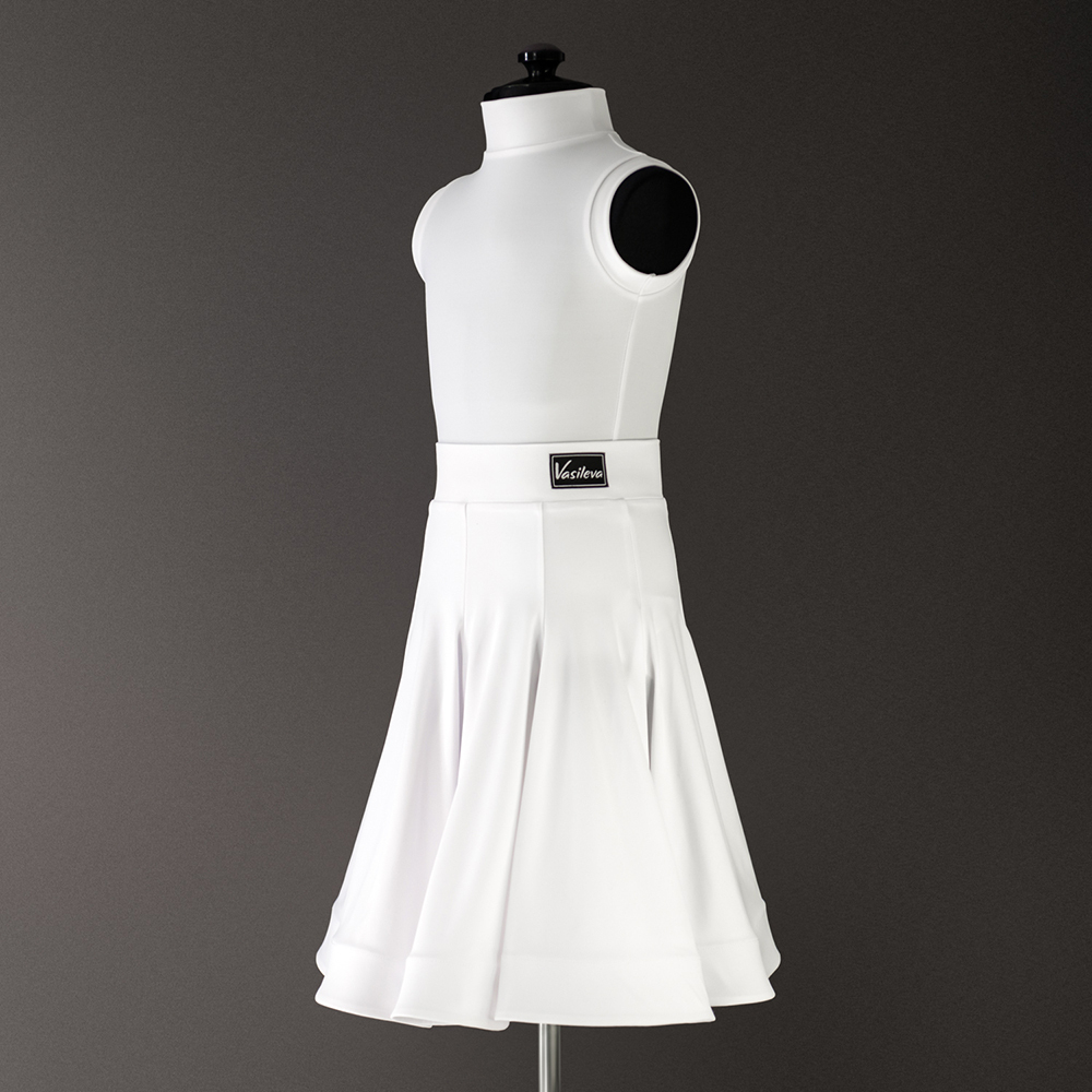 белое платье для танцев