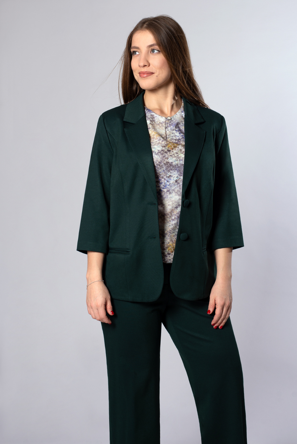 Брюки женские 3667зпа, Изумрудный #461Изу023667зп