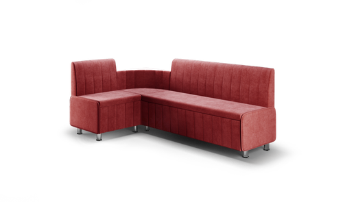 Кухонный уголок со спальным местом Каприччио 022 антивандальный флок красный дерево