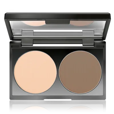 ПУДРА КОМПАКТНАЯ ДЛЯ КОНТУРИНГА MAKE UP FACTORY DUO CONTOURING POWDER ТОН 7 СВЕТЛЫЙ КОФЕ