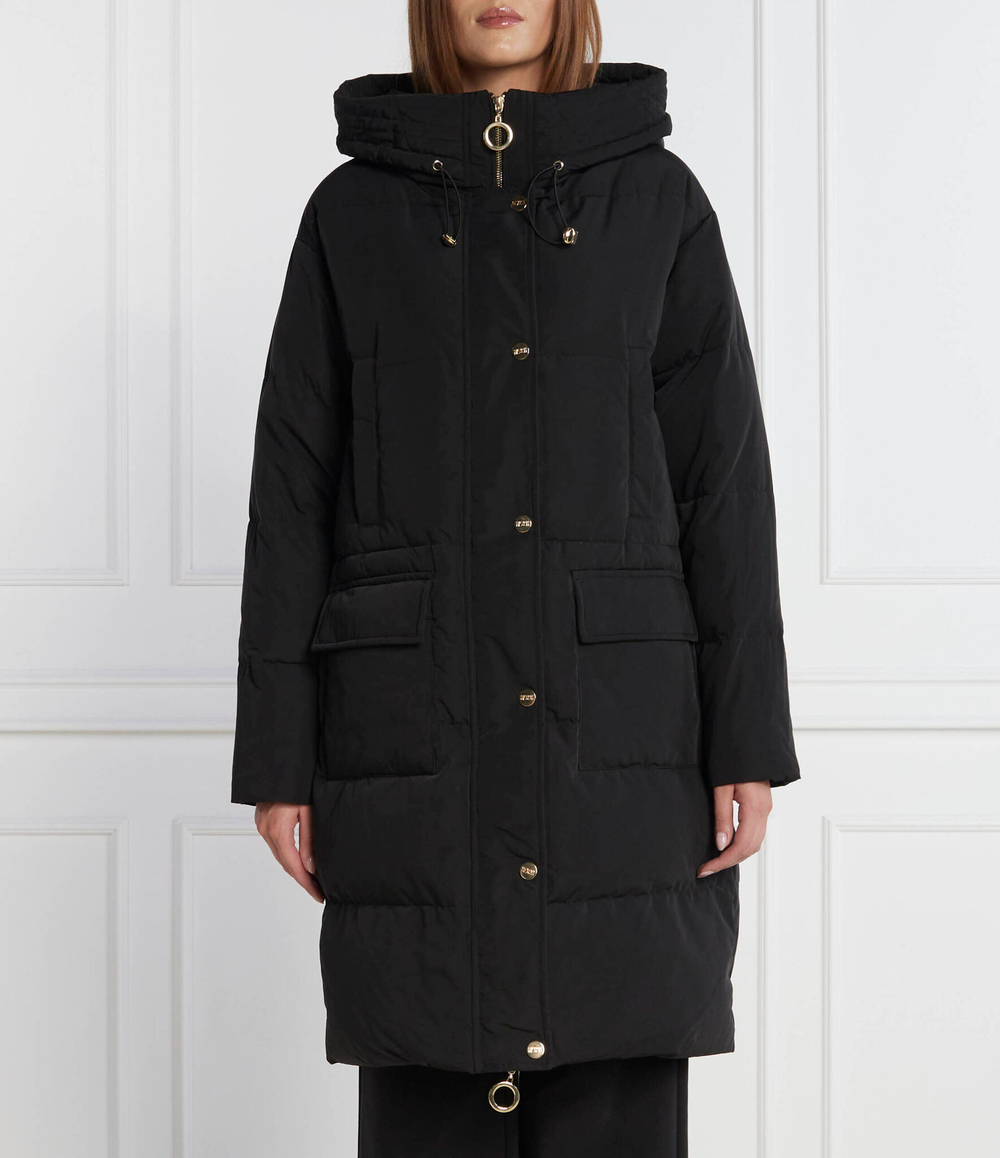 Пуховое пальто Silvian Heach - черный(GPA23009PI)