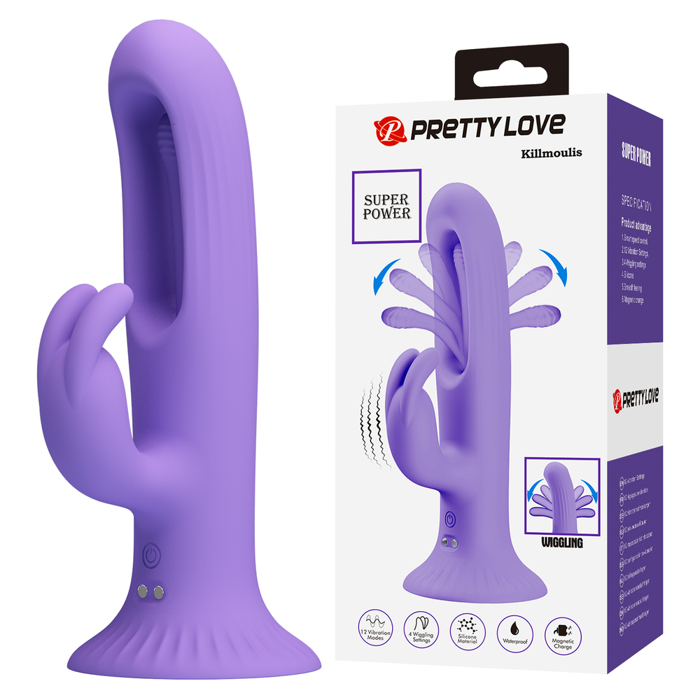 Вибратор c Функцией Фингеринга Pretty Love Killmoulis BW-500064