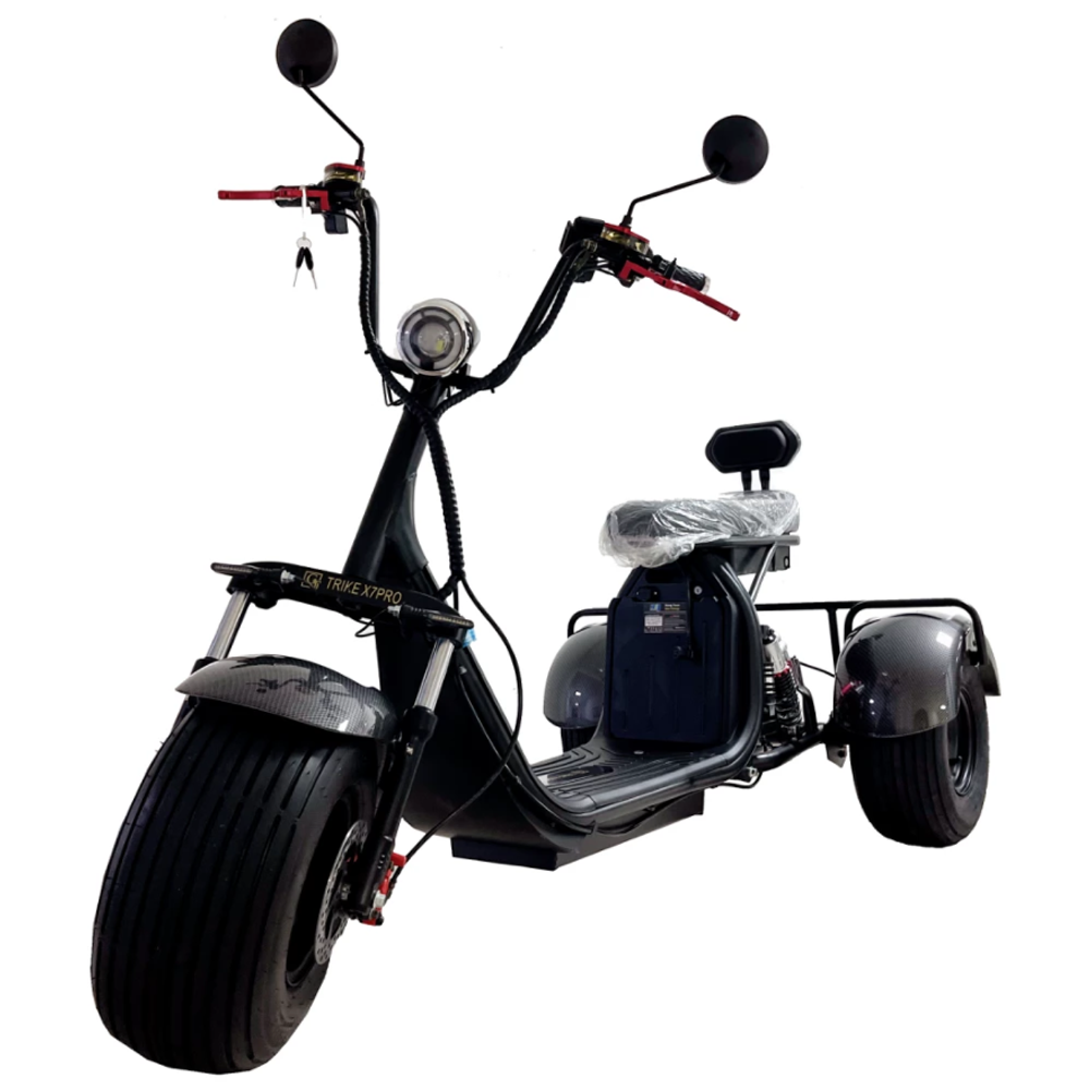 Электроскутер CityCoCo Trike GT X7 PRO 2023 Карбон
