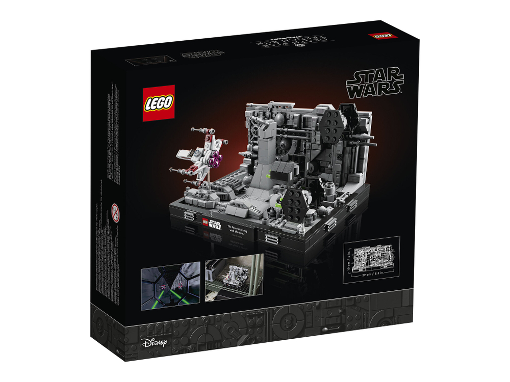 LEGO Star Wars 75329 «Диорама: Пролет над Звездой Смерти» — коллекционный набор для фанатов космической саги