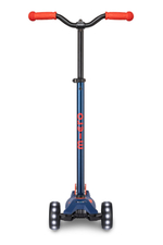 Самокат Maxi Micro Deluxe Pro LED синий/красный