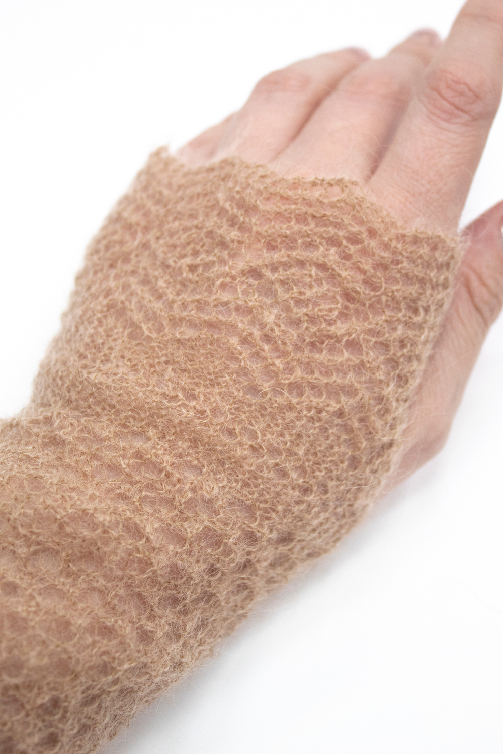 Митенки М203-08 бежевый