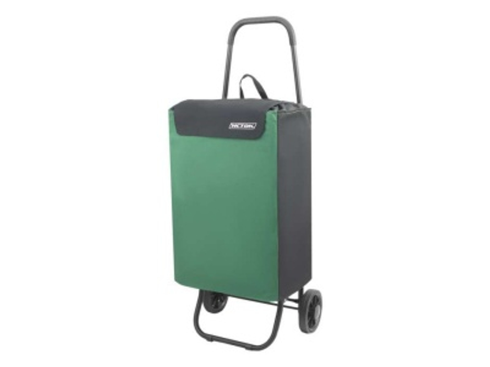 Сумка-тележка Попутчица зеленый/черный (4шт/уп)