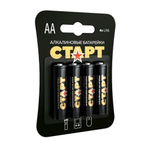 Батарейка СТАРТ Алкалиновая LR6 (АА) 4шт блистер 5945