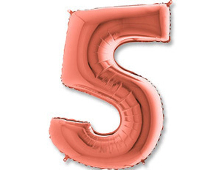 Г ЦИФРА 5 40" Розовое золото