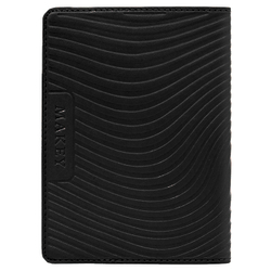 Обложка на паспорт «Waves». Цвет черный