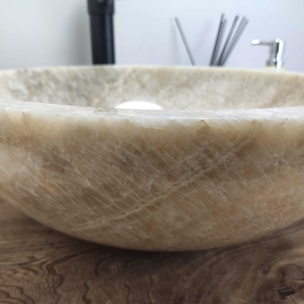 Раковина из оникса Bowl Grey Medium TinLip BO-60819 45*45*15