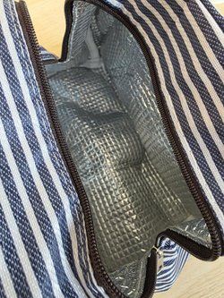 Термосумка для обеда, в синюю полоску 0331-5