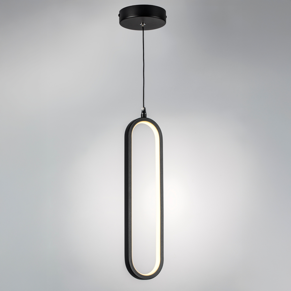 749007 Подвес SATURNO LED 9W 720LM ЧЕРНЫЙ 3000K