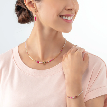 Браслет Coeur de Lion Pink-Gold 4355/30-0416