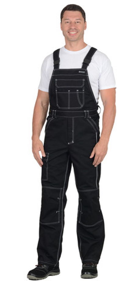 Полукомбинезон "ПРЕСТИЖ" черный, тк.Rodos (245 гр/кв.м)