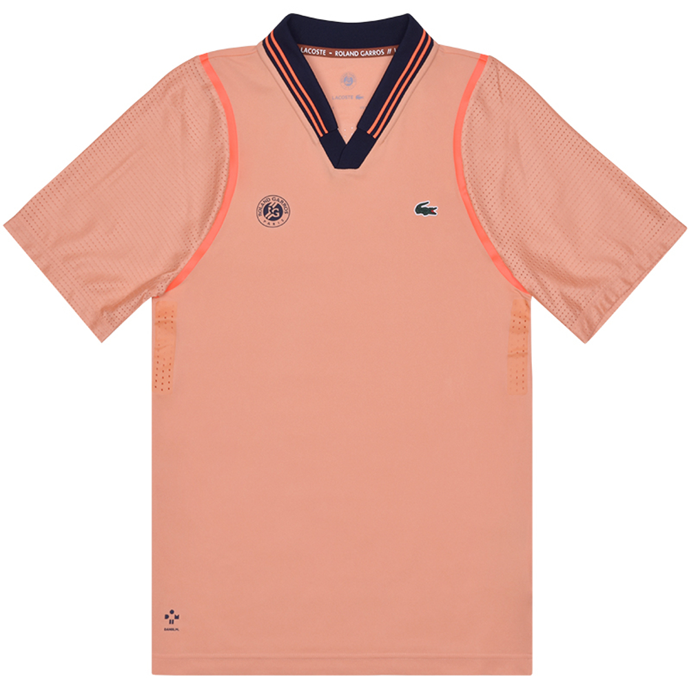 Теннисное поло Lacoste Sport Roland Garros Edition Logo - clair orange