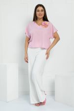 Блуза Джози (розовая) Б12936-35М LT Collection