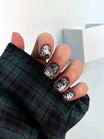 Пластина для стемпинга Enigmanic Stamping №017