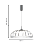 Подвесной светодиодный светильник Favourite Vertex 4285-8P