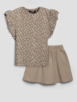Костюм для девочки на лето с юбкой