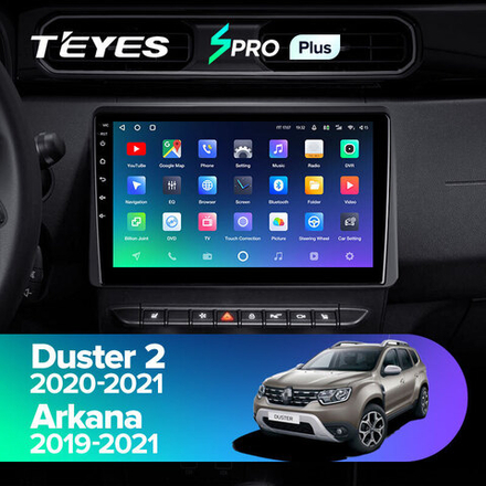 Teyes SPRO Plus 10.2" для Renault Duster, Arkana 2020-2021