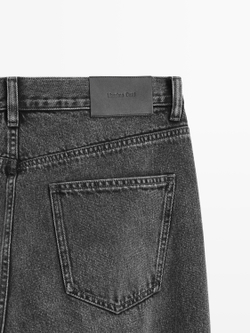 Massimo Dutti Джинсы прямого кроя, серый