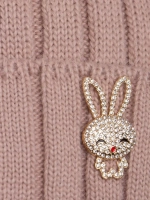 Шапка зимняя с ушками на завязках