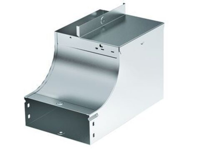 Угол вертикальный внутренний, переходник CSSS 90 осн. 600 H80 в комплекте с крепежными элементами и соединительными пластинами