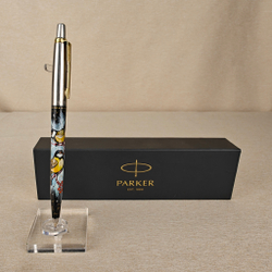 Ручка "Синички" с ручной росписью Палех